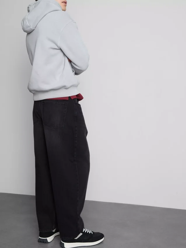 Jeans de cintura média