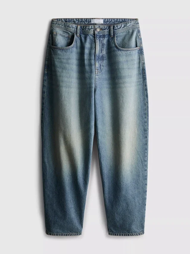 Jeans de cintura média