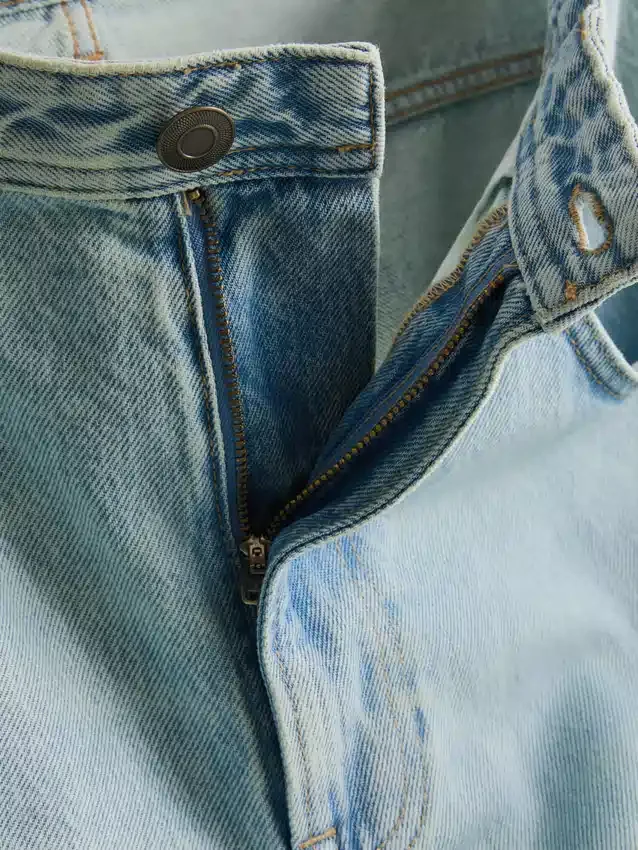 Jeans de cintura média