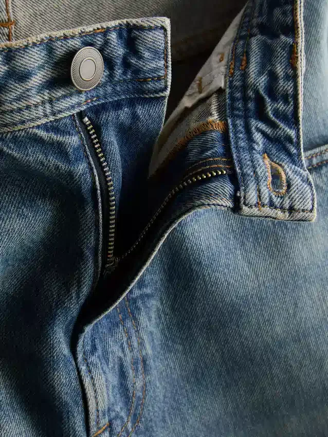 Jeans de cintura média