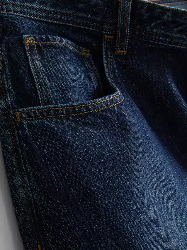 Jeans de cintura média