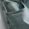 Jeans de cintura média