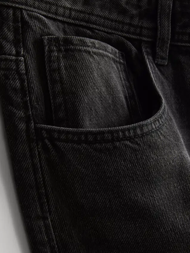Jeans de cintura média