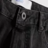 Jeans de cintura média e corte justo