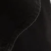 Jeans de cintura média e perna larga