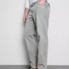 Jeans de cintura média e perna reta