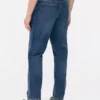 Jeans de cintura média e perna reta