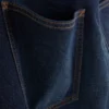 Jeans de cintura média e perna reta
