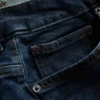 Jeans de cintura média e perna reta