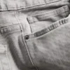 Jeans de cintura média e perna reta