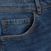 Jeans de cintura média e perna reta