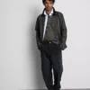 Jeans de ganga cargo largos de cintura média
