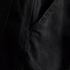 Jeans de ganga cargo largos de cintura média