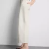 Jeans de ganga curtos de perna larga