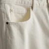Jeans de ganga curtos de perna larga