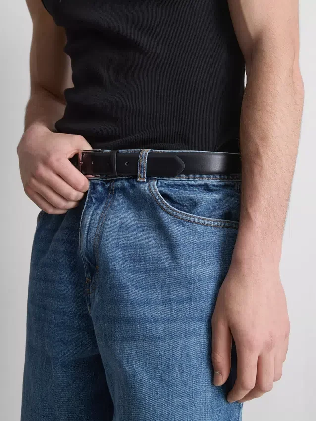 Jeans de ganga largos de cintura alta