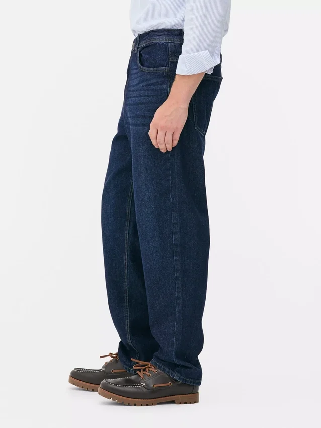 Jeans de ganga largos de cintura alta