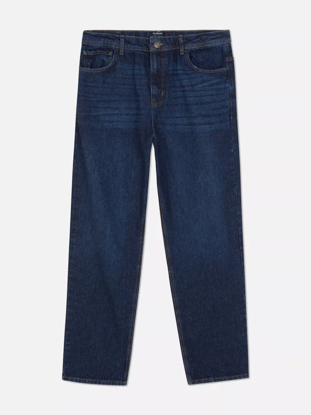 Jeans de ganga largos de cintura alta