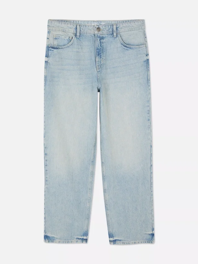 Jeans de ganga largos de cintura alta