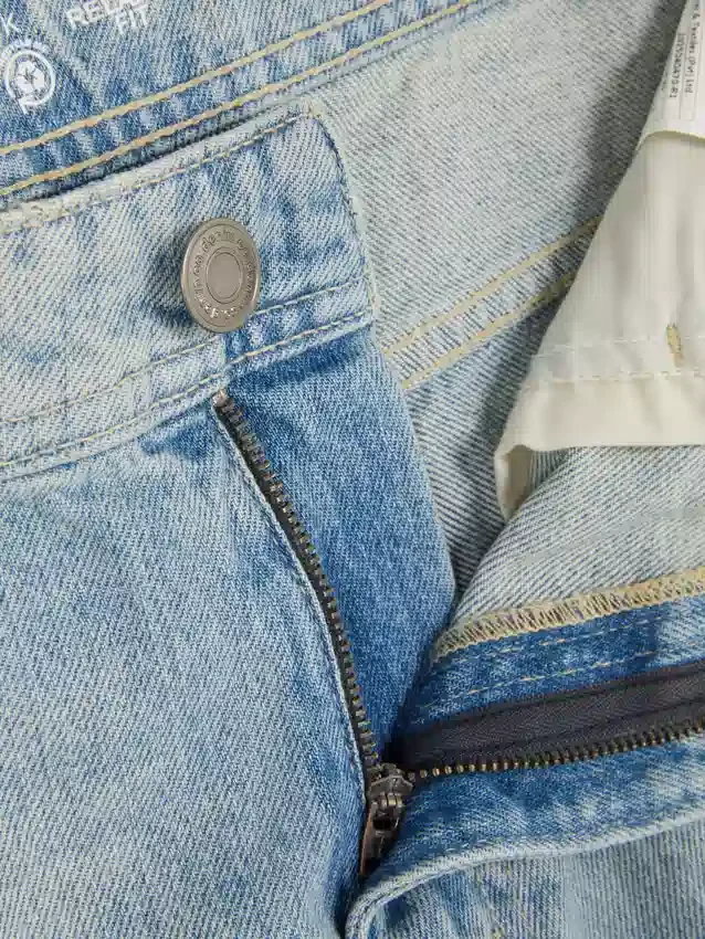 Jeans de ganga largos de cintura alta