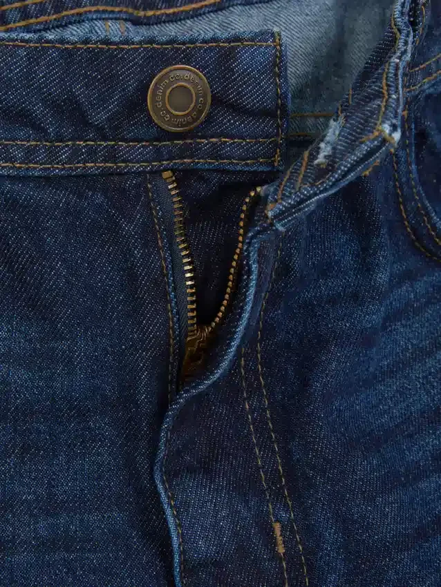 Jeans de ganga largos de cintura alta