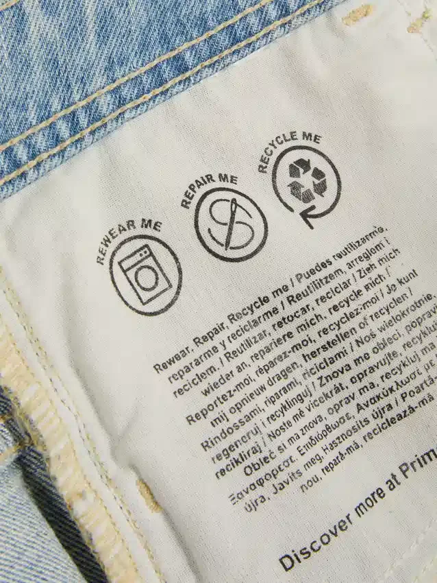 Jeans de ganga largos de cintura alta