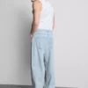 Jeans de ganga largos de cintura média