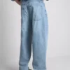 Jeans de ganga largos de cintura média