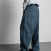 Jeans de ganga largos de cintura média