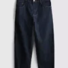 Jeans de ganga largos de cintura média