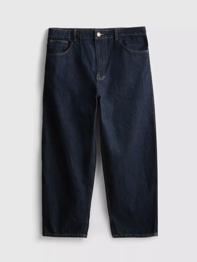 Jeans de ganga largos de cintura média