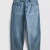 Jeans de ganga largos de cintura média