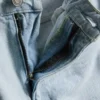 Jeans de ganga largos de cintura média