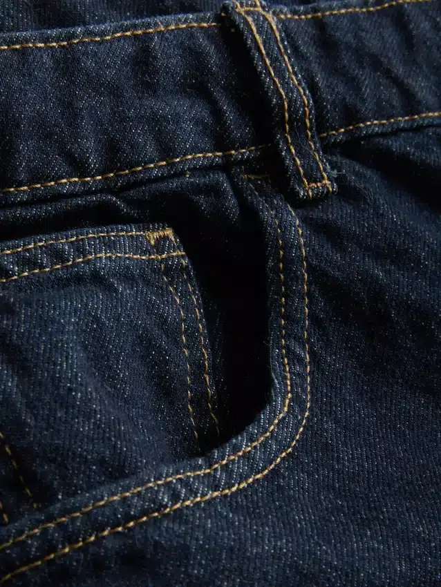 Jeans de ganga largos de cintura média
