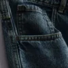Jeans de ganga largos de cintura média