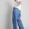 Jeans de treino de cintura média