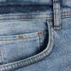 Jeans elásticos de perna reta