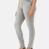 Jeans justos de cintura alta