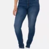 Jeans justos de cintura alta