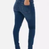 Jeans justos de cintura alta