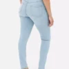 Jeans justos de cintura alta