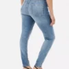 Jeans justos de cintura alta