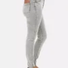 Jeans justos de cintura alta
