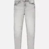 Jeans justos de cintura alta