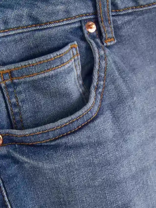Jeans justos de cintura alta