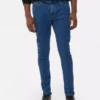 Jeans justos de cintura média