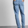 Jeans justos de cintura média