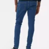 Jeans justos de cintura média