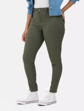 Jeans justos de cintura média Essential | regular