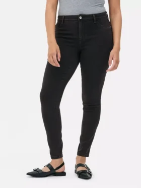 Jeans justos de cintura média Essential | regular